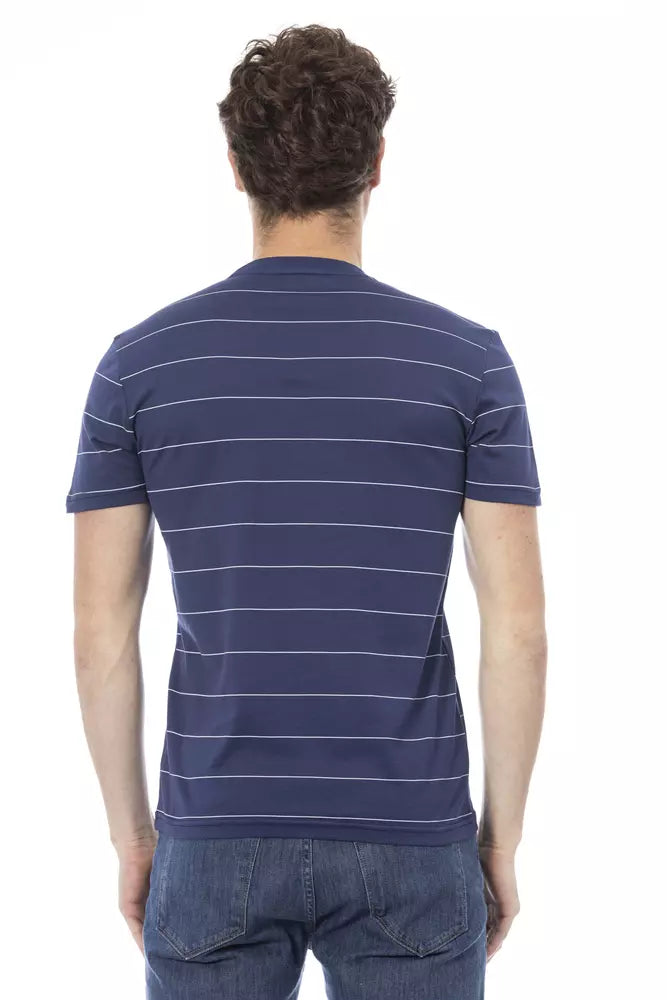 Baldinini Trend Blue Cotton Men T-Shirt