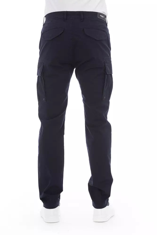 Baldinini Trend Chic Blue Cargo Trousers for Men