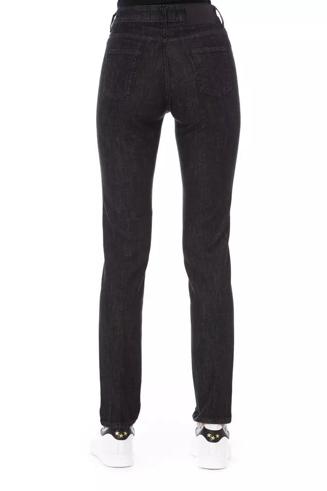 Baldinini Trend Black Cotton Women Jeans