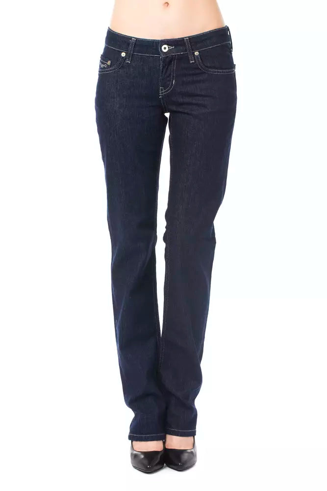 Ungaro Fever Blue Cotton Women's Jeans