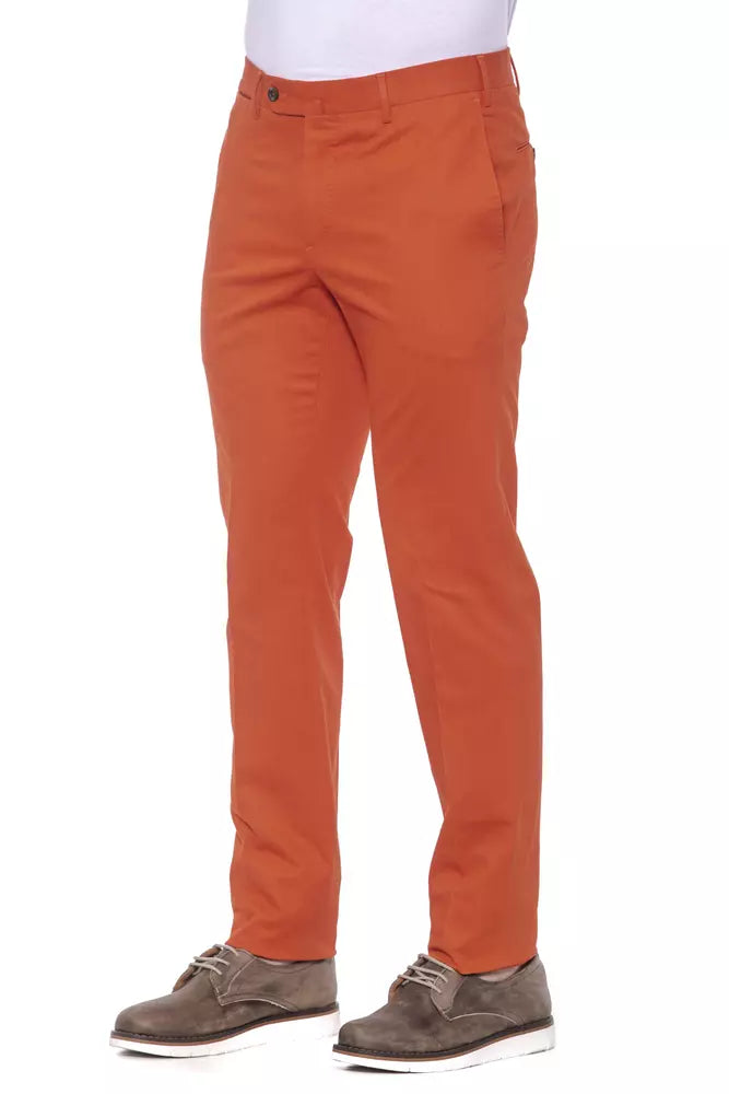 PT Torino Red Cotton Men's Trouser