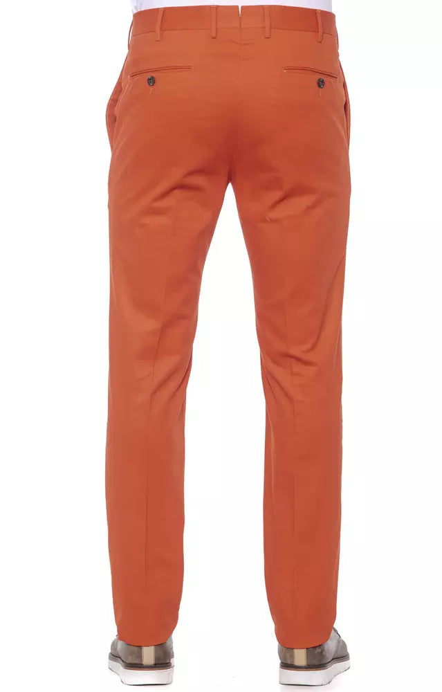 PT Torino Red Cotton Men's Trouser