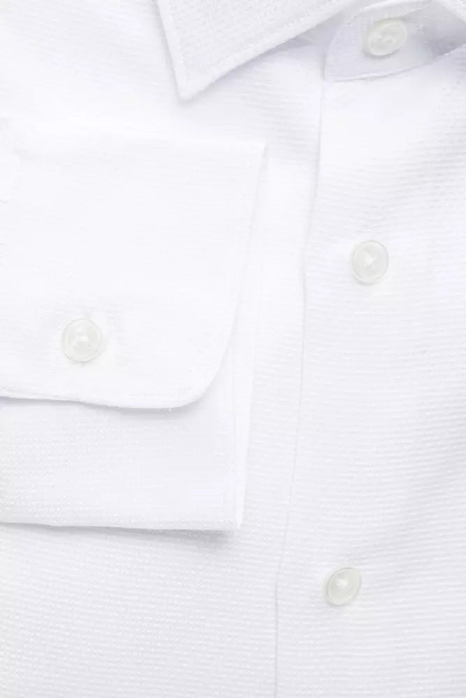 Robert Friedman White Cotton Mens Shirt