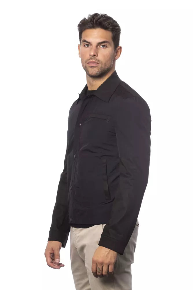 Verri Black Cotton Men Jacket