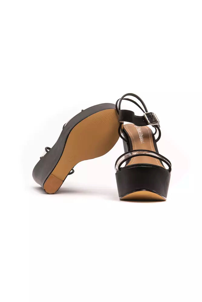 Péché Originel Black Polyethylene Women Sandal