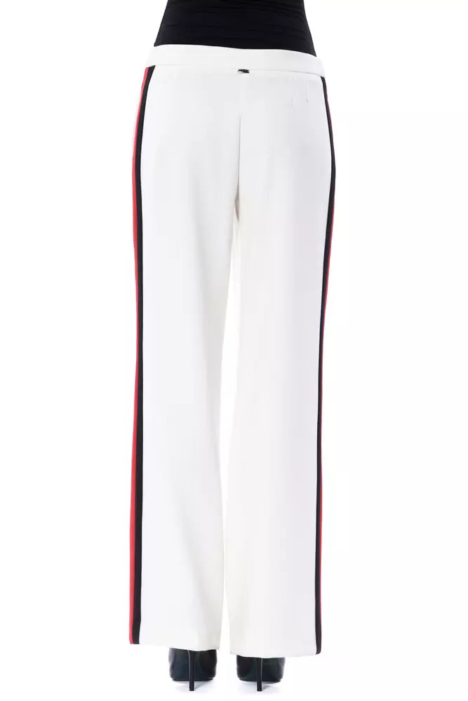 BYBLOS White Polyester Women Pants