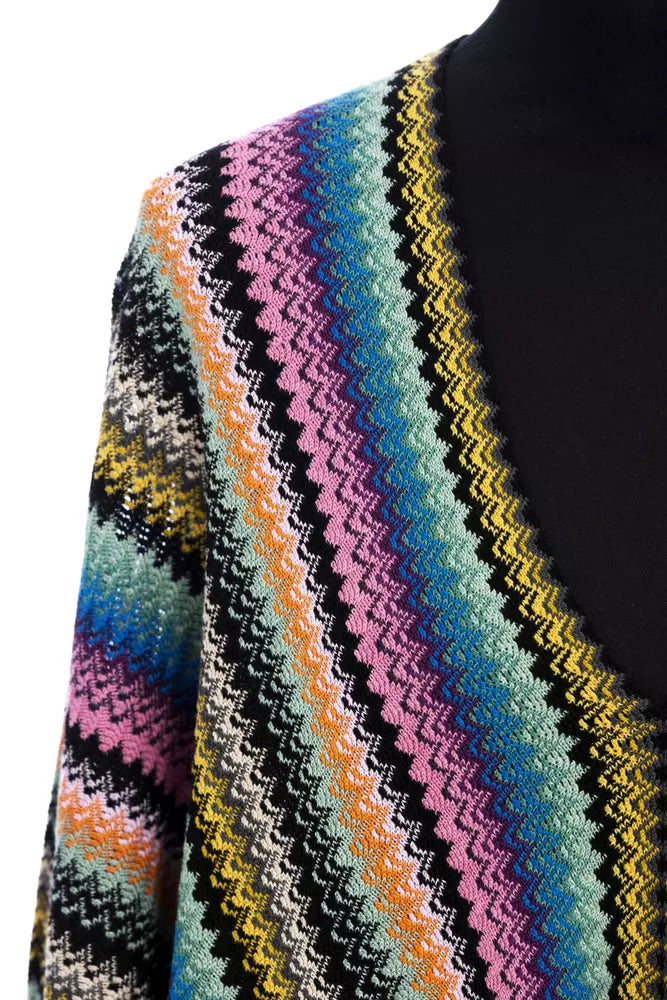 Missoni Multicolor Wool Women Poncho