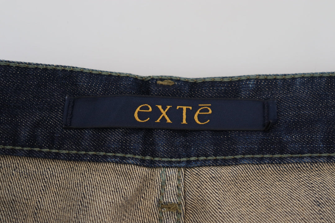 Exte Chic Regular Blue Denim for Sophisticated Style