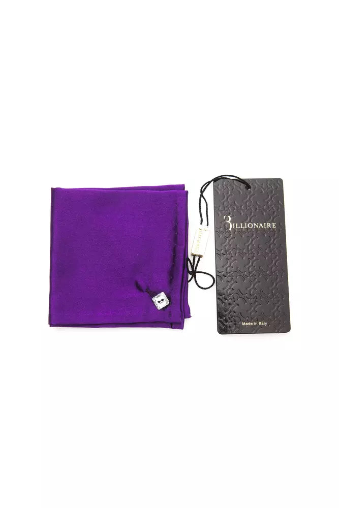 Billionaire Italian Couture Purple Sisal Men Accessory