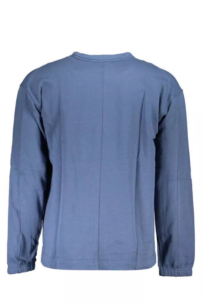 Calvin Klein Sleek Long-Sleeved Blue Sweatshirt