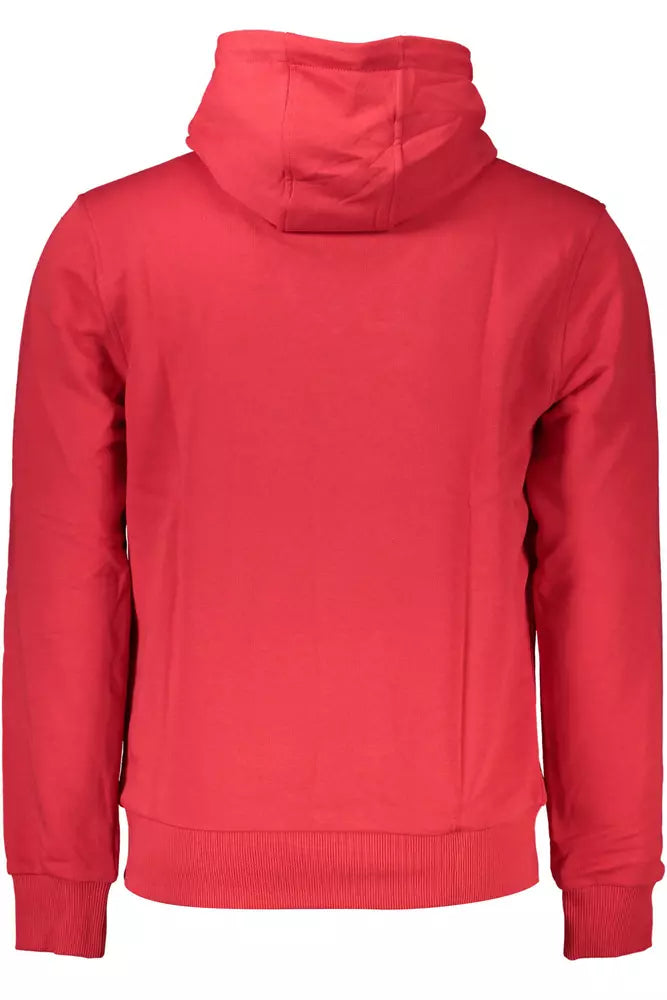 Cavalli Class Red Cotton Men Sweater