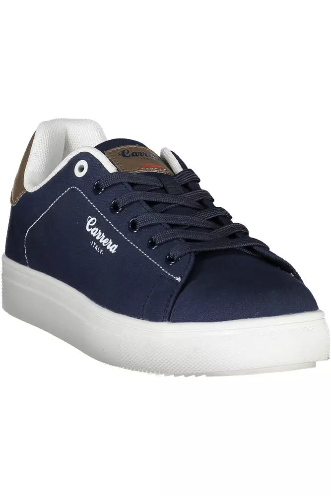 Carrera Blue Eco Leather Men Sneaker