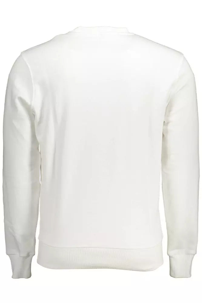 North Sails White Cotton Men Sweater