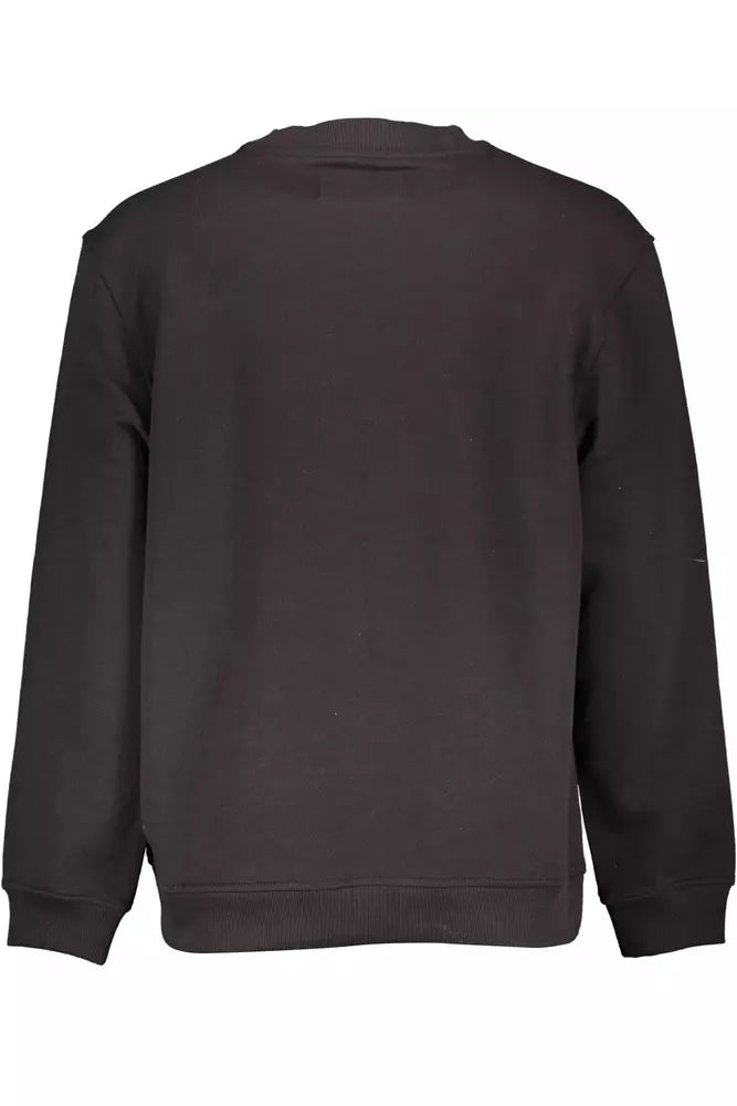 Calvin Klein Sleek Cotton Sweatshirt with Logo Print