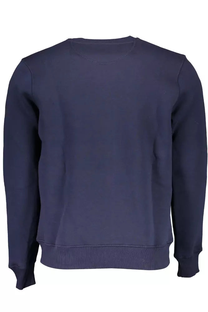 North Sails Blue Cotton Men Sweater