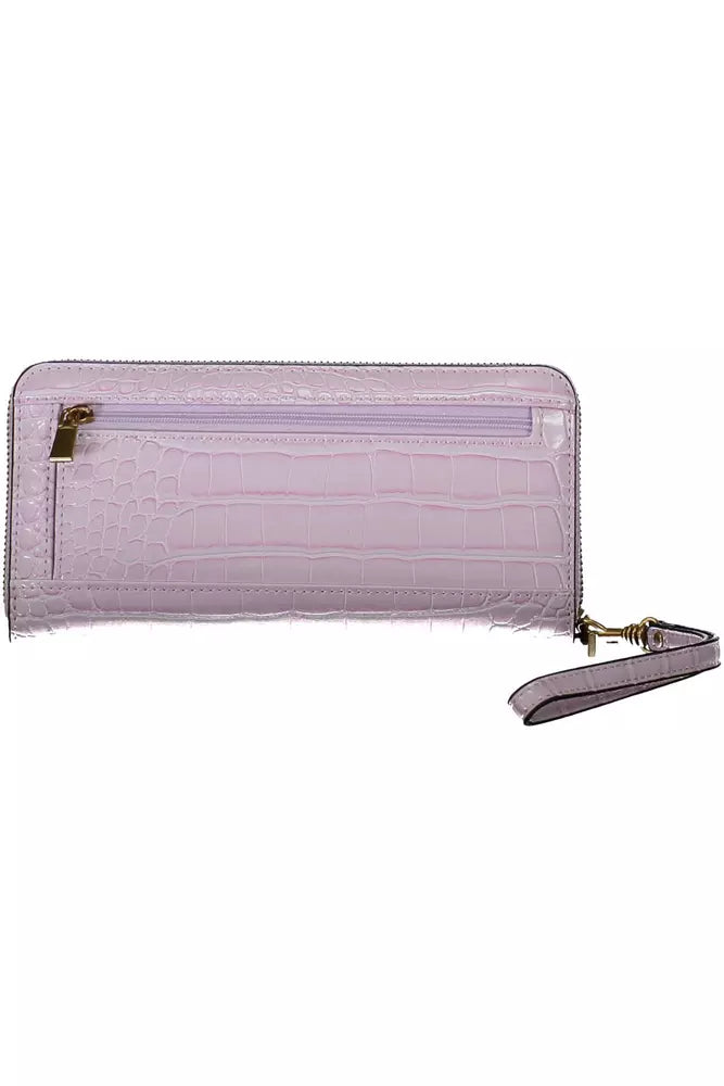 Guess Jeans Chic Pink Wallet with Ample Storage