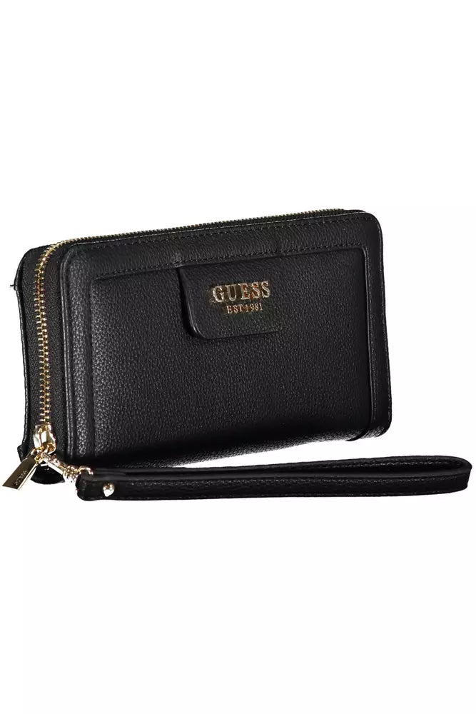 Guess Jeans Chic Black Multi-Compartment Wallet