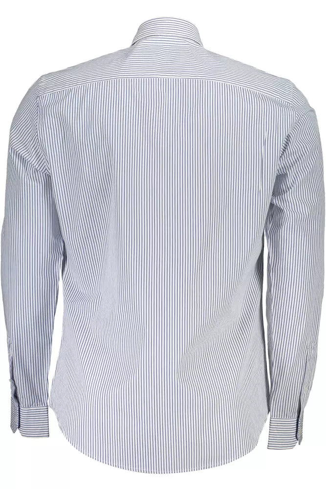 Harmont & Blaine Elegant White Organic Cotton Shirt for Men