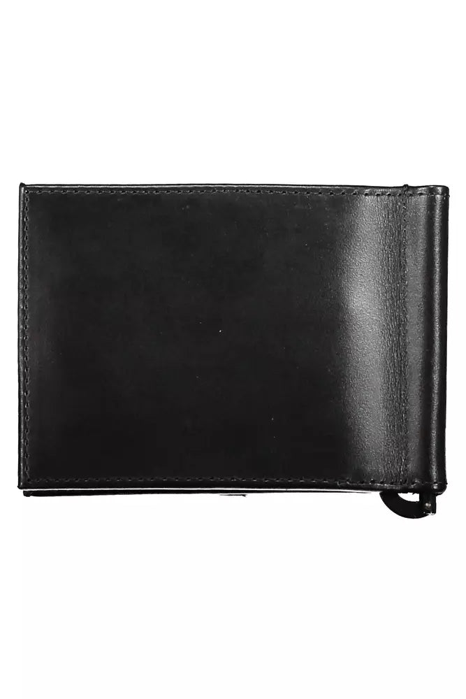 Calvin Klein Sleek Black Leather Wallet with RFID Block