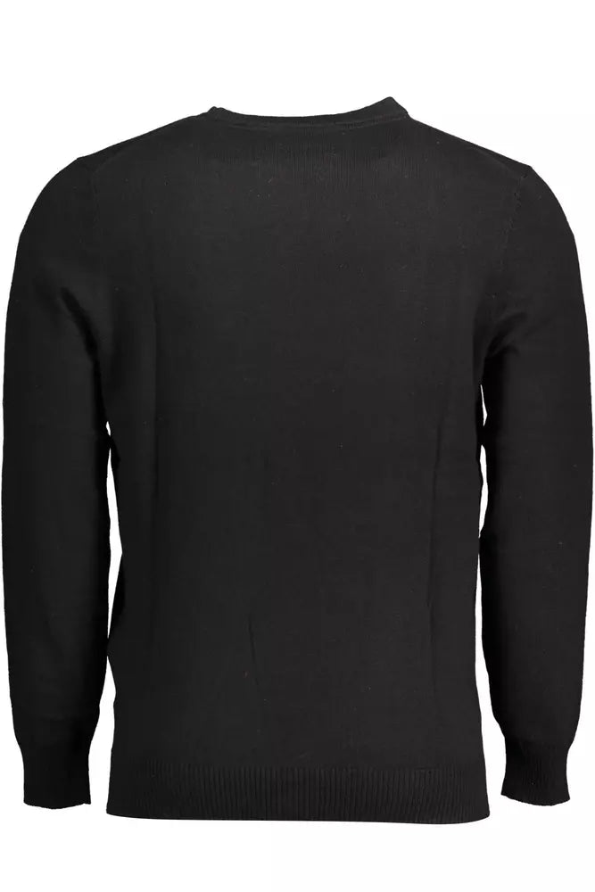 Lyle & Scott Black Cotton Men Sweater