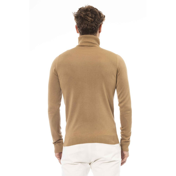 Baldinini Trend Beige Modal Men Sweater