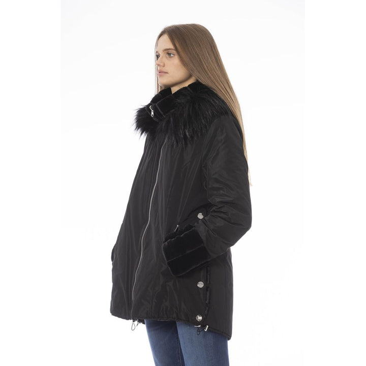 Baldinini Trend "Black Polyester Women Jacket"