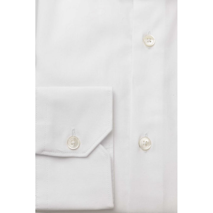 Bagutta White Cotton Men's Shirt