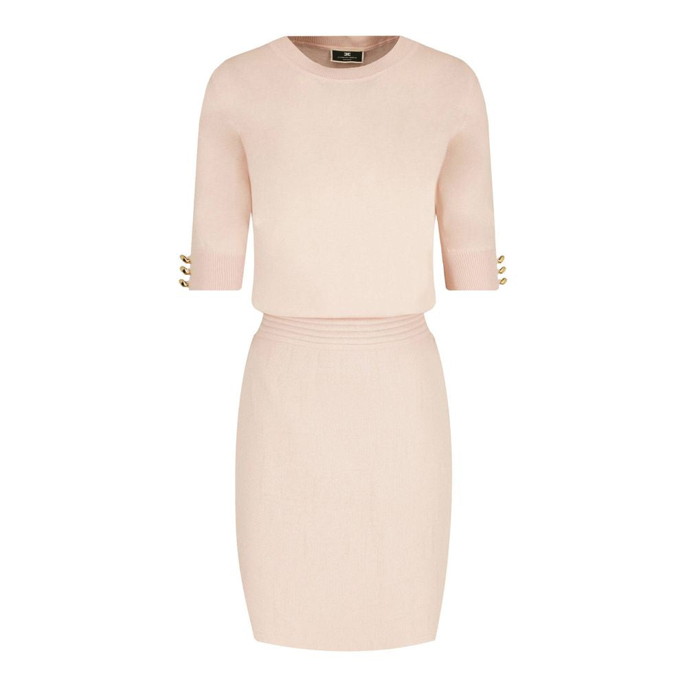 Elisabetta Franchi "Pink Viscose Women Dress"