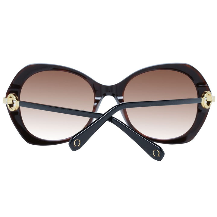 Omega Black Women Sunglasses