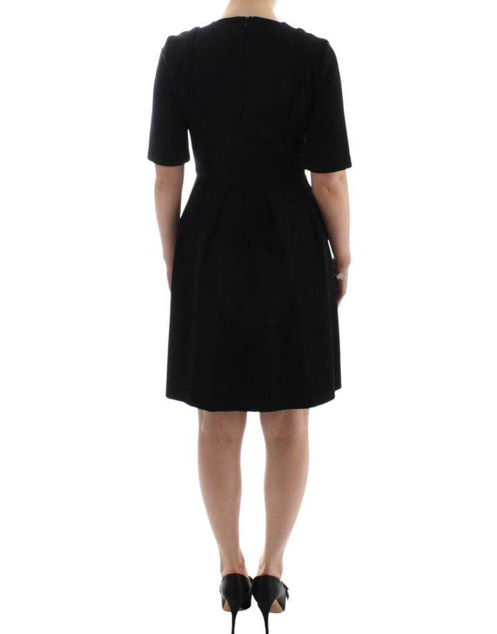 CO|TE Elegant Black Short Sleeve Venus Dress