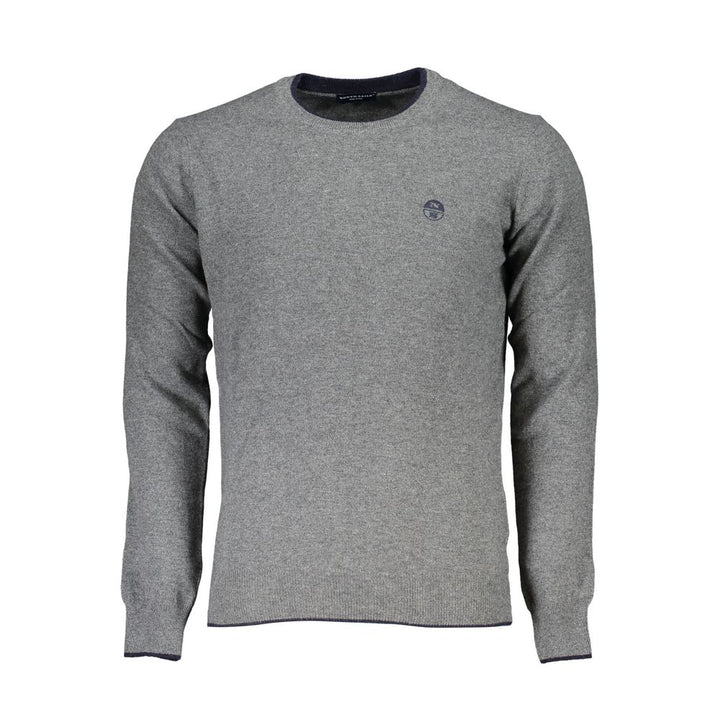 North Sails Eco-Conscious Gray Crew Neck Sweater