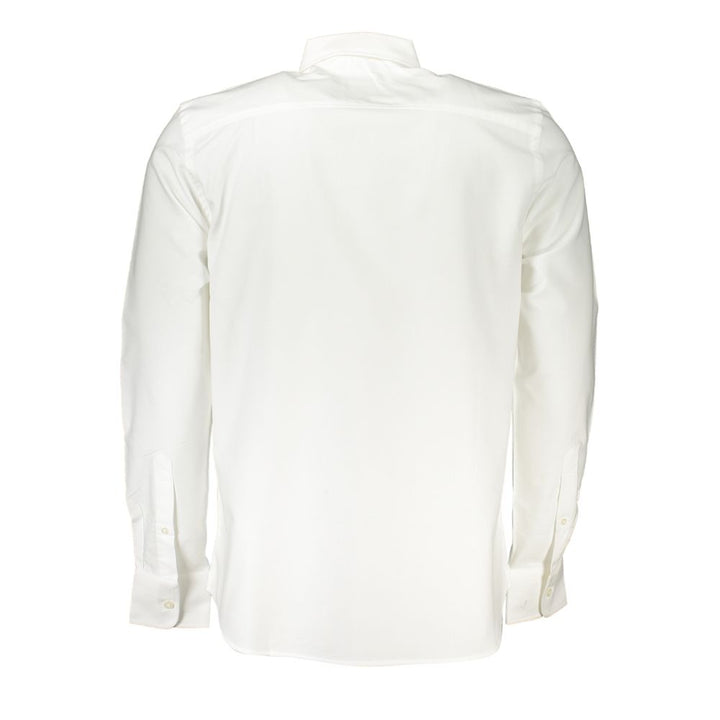 North Sails Elegant White Long Sleeve Button-Down Shirt