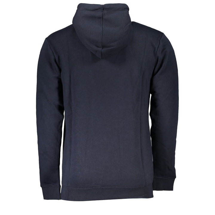 Cavalli Class Elegant Blue Hooded Sweatshirt