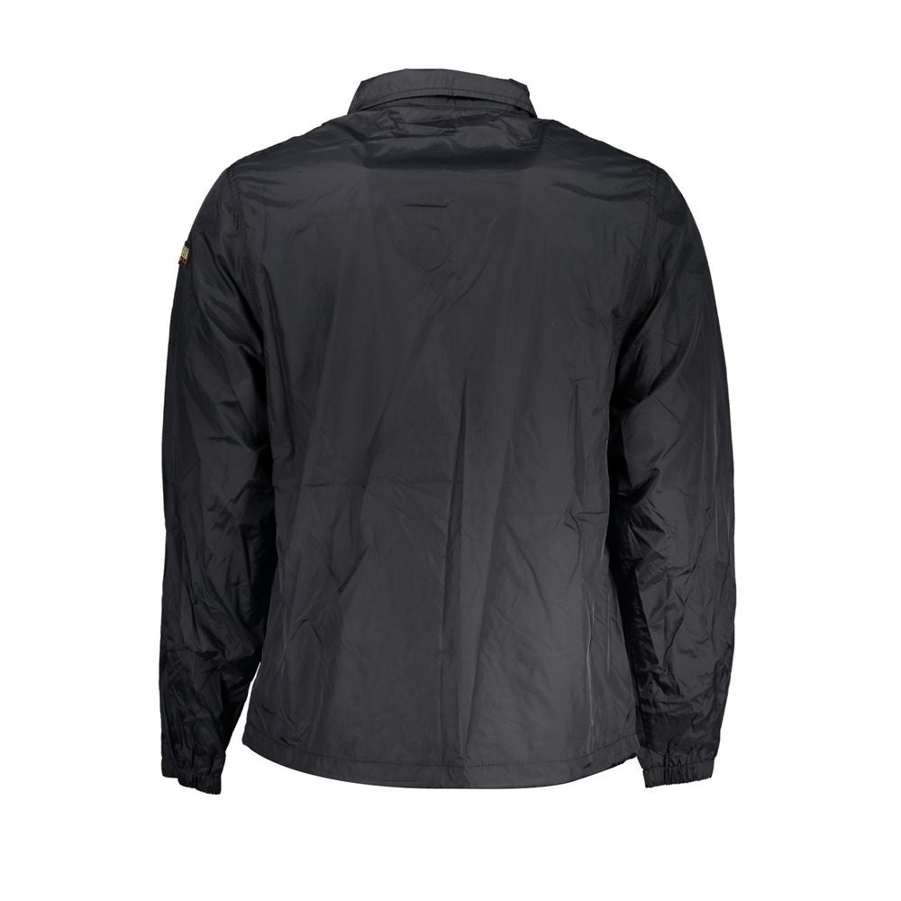 Napapijri Elegant Waterproof Sports Jacket with Contrast Details