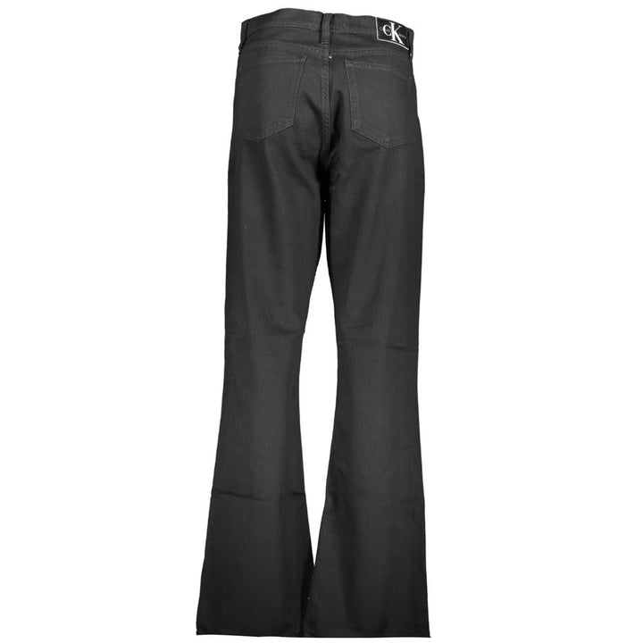 Calvin Klein Sleek Black Organic Bootcut Denim