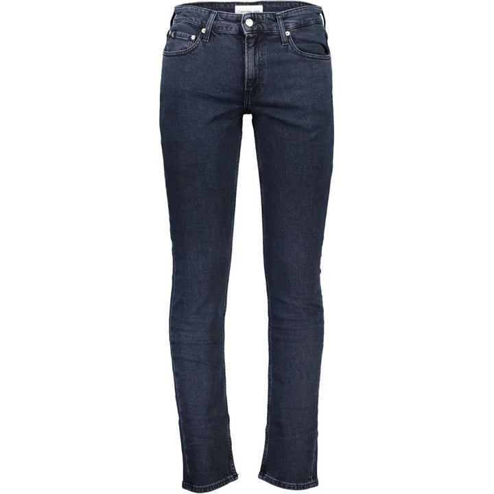 Calvin Klein Elevated Blue Jeans with Signature Contrast Detail