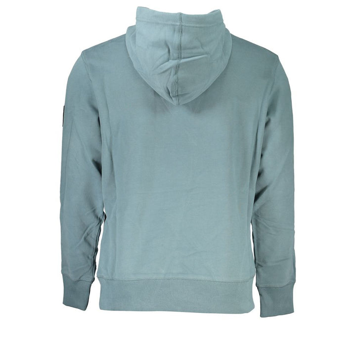 Calvin Klein Chic Green Hooded Cotton Sweatshirt