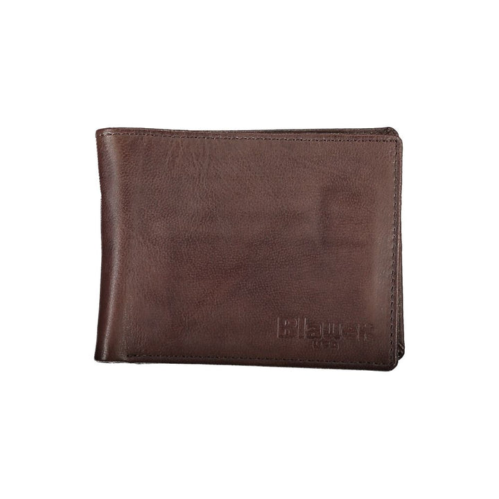 Blauer Elegant Dual Compartment Leather Wallet