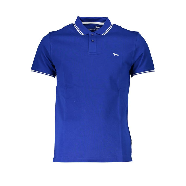 Harmont & Blaine Sleek Short Sleeved Contrast Polo