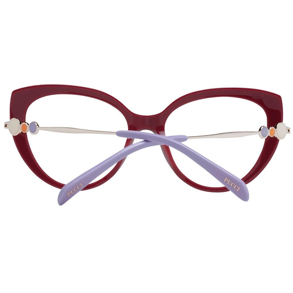 Emilio Pucci Red Women Optical Frames