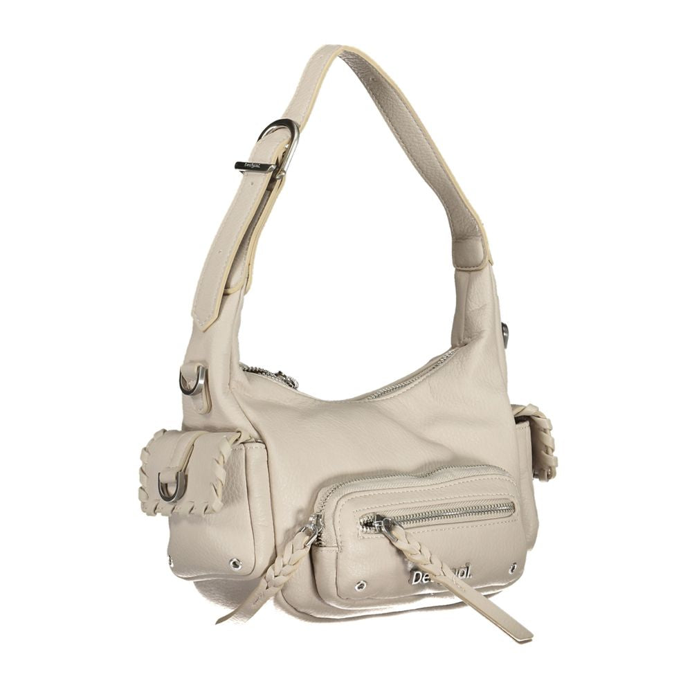 Desigual White Polyethylene Handbag