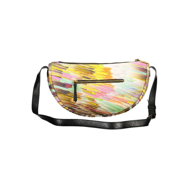 Desigual Yellow Polyester Handbag