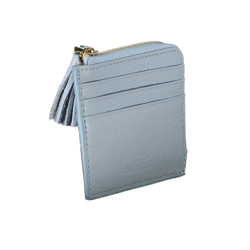 Coccinelle Light Blue Leather Wallet