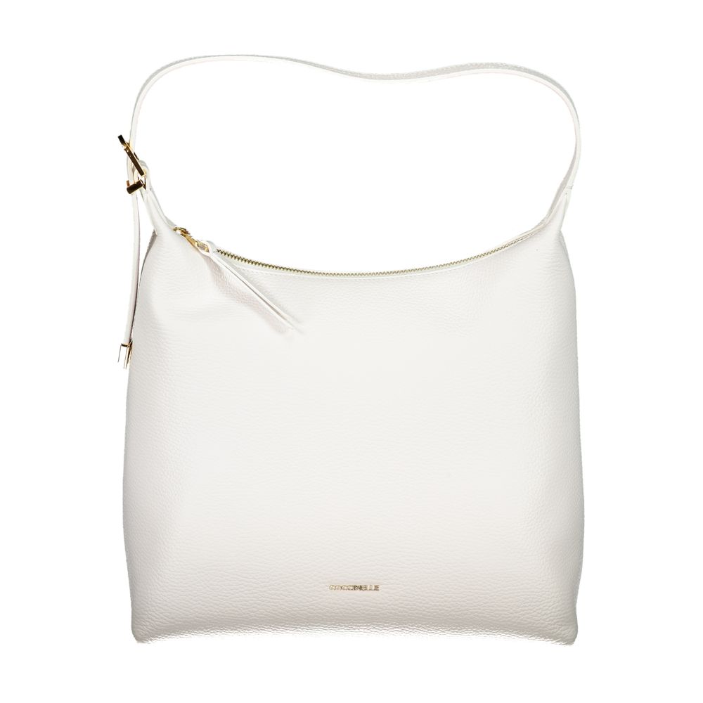 Coccinelle White Leather Handbag