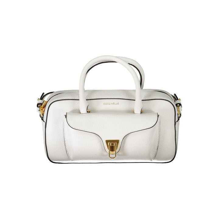 Coccinelle White Leather Handbag