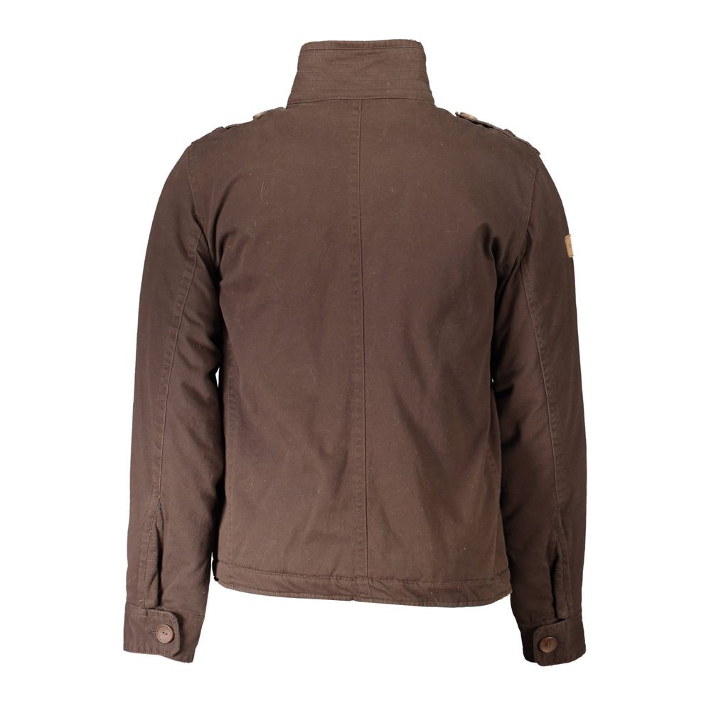 Eddy Wood Brown Polyester Jacket