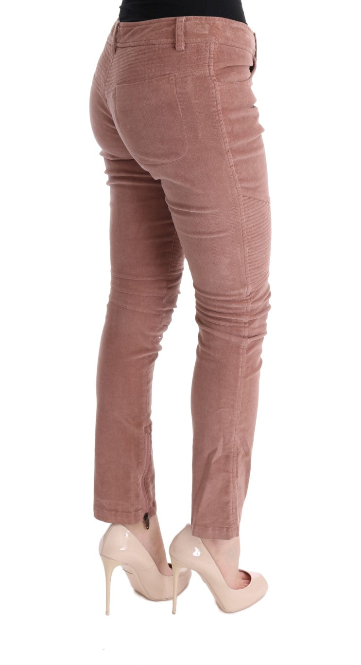 Ermanno Scervino Chic Brown Capri Cropped Pants for Elegant Evenings