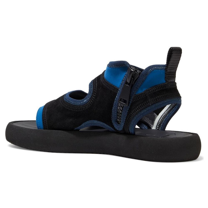 Off-White Chic Neoprene and Suede Sandals in Blue