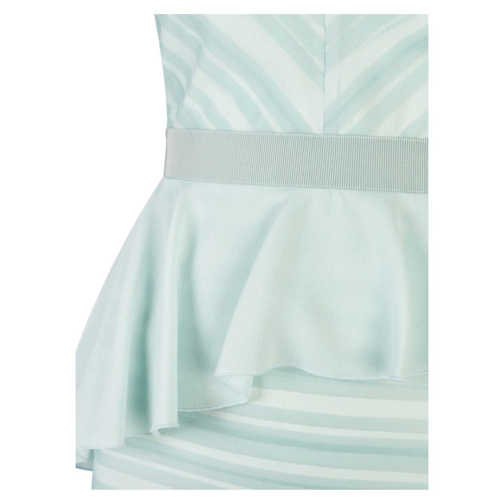 Patrizia Pepe Sleeveless Crepe Ruffle Dress