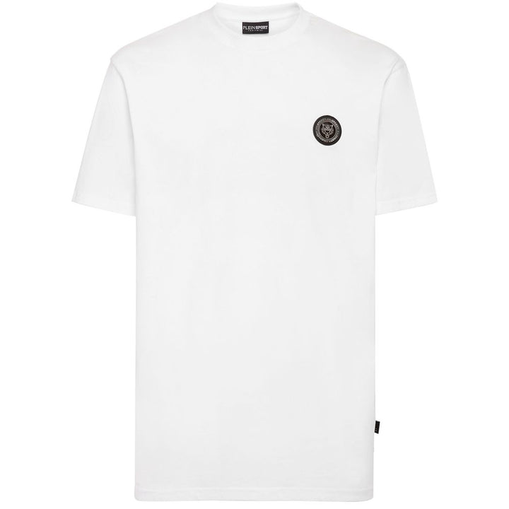 Plein Sport Sleek Cotton Tee with Signature Detailing